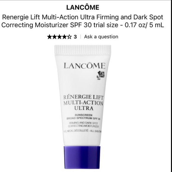 8/$50 Lancôme Renergie Lift Multi-Action UltraFirming Moisturize SPF30🆕delsamp - Picture 1 of 6